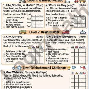 Grid Puzzles No5 - G1